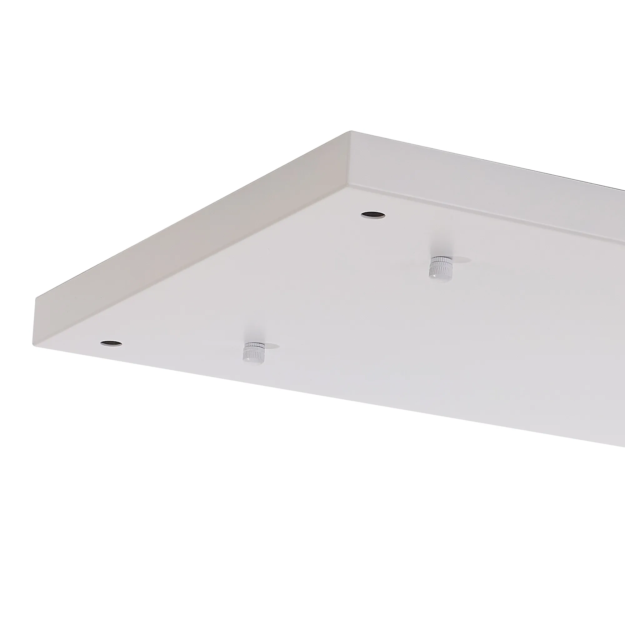 Hayes 5 Hole 550mm x 320mm Linear Rectangle Ceiling Plate White D0887WH  Deco Hayes White